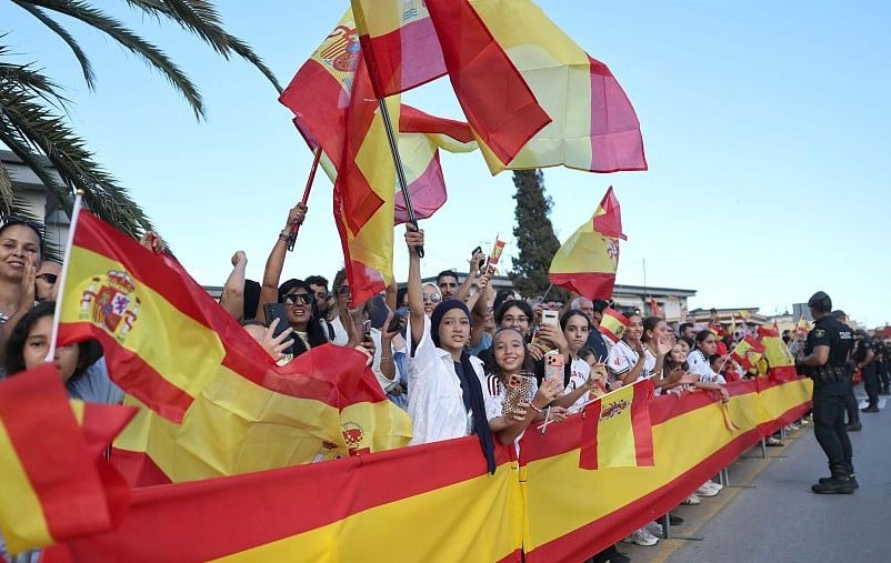 La visita real a Ceuta 1 La visita real a Ceuta